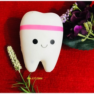 SQUISHY MÔ PHỎNG HÌNH CHIẾC RĂNG DỄ THƯƠNG