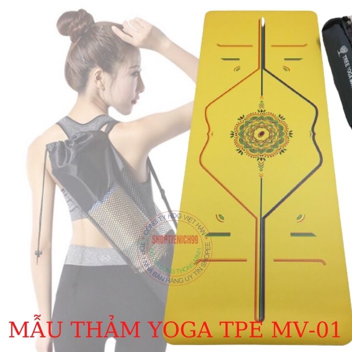 Thảm Tập YOGA, Thảm Tập GYM  TPE Cao Su Non Cao Cấp Nhiều Màu Sắc Nhập Khẩu giá Rẻ Chống Trơn Trượt Và An Toàn Cao.