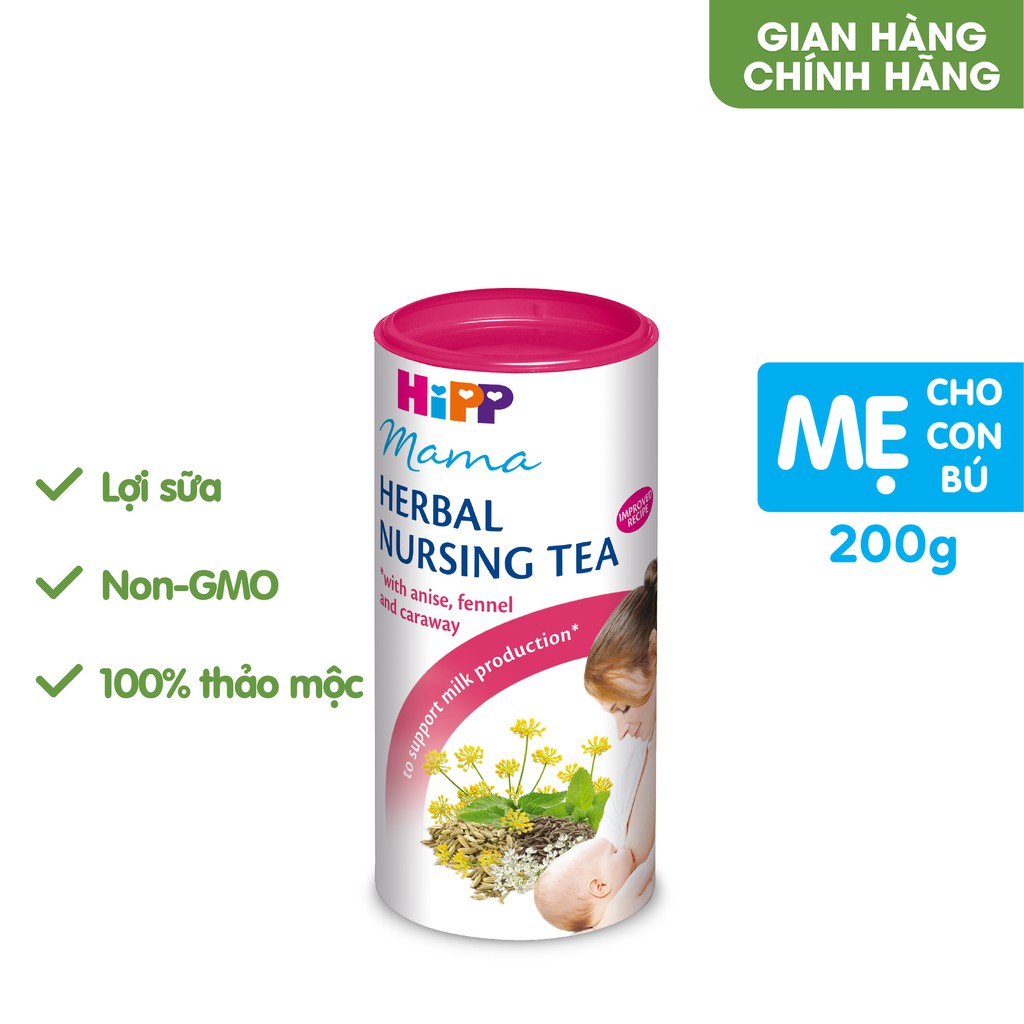 [Mã LTP50 giảm 50000 đơn 150000] Trà cốm lợi sữa HiPP dành cho phụ nữ cho con bú 200g