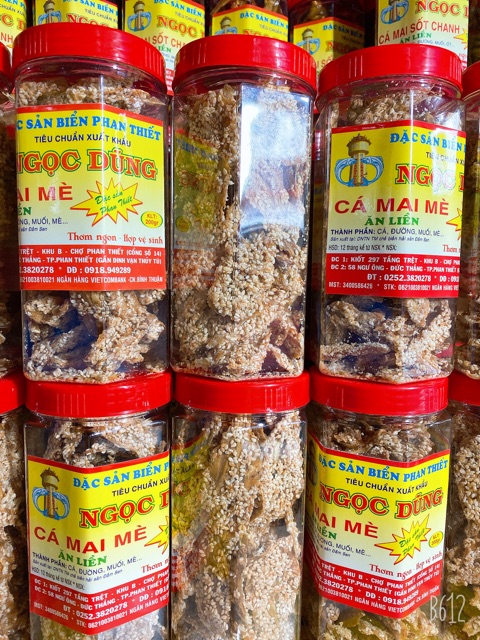 Cá Mai Mè ( ăn liền ) là món ăn yêu thích của shop Đặc Sản Biển Phan Thiết NGỌC DŨNG; Hộp 200 gram. HSD 12 tháng