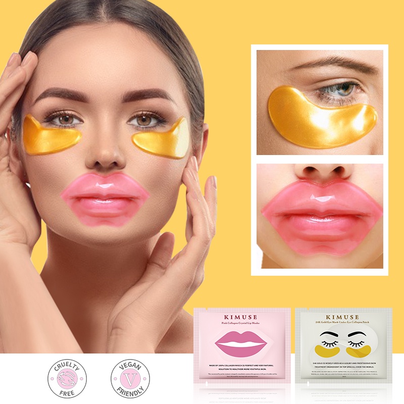 Mặt nạ môi/mắt KIMUSE 9g chứa vitamin E và collagen cải thiện quầng thâm nếp nhăn và cải thiện da | BigBuy360 - bigbuy360.vn