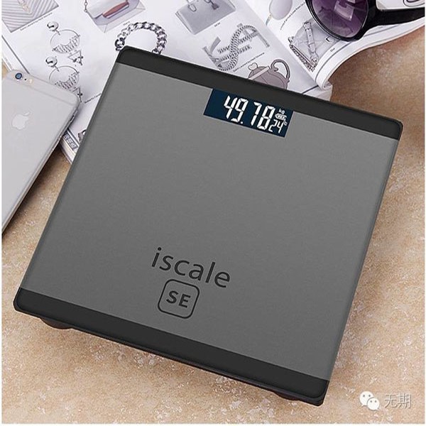 [ Hỗ Trợ Vận Chuyển ]  Cân sức khỏe điện tử kiểu dáng iphone Iscale