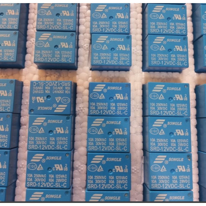 Relay 5v ,12v,24v rờ le 5v ,12v,24v 5 chân 10A Loại Tốt