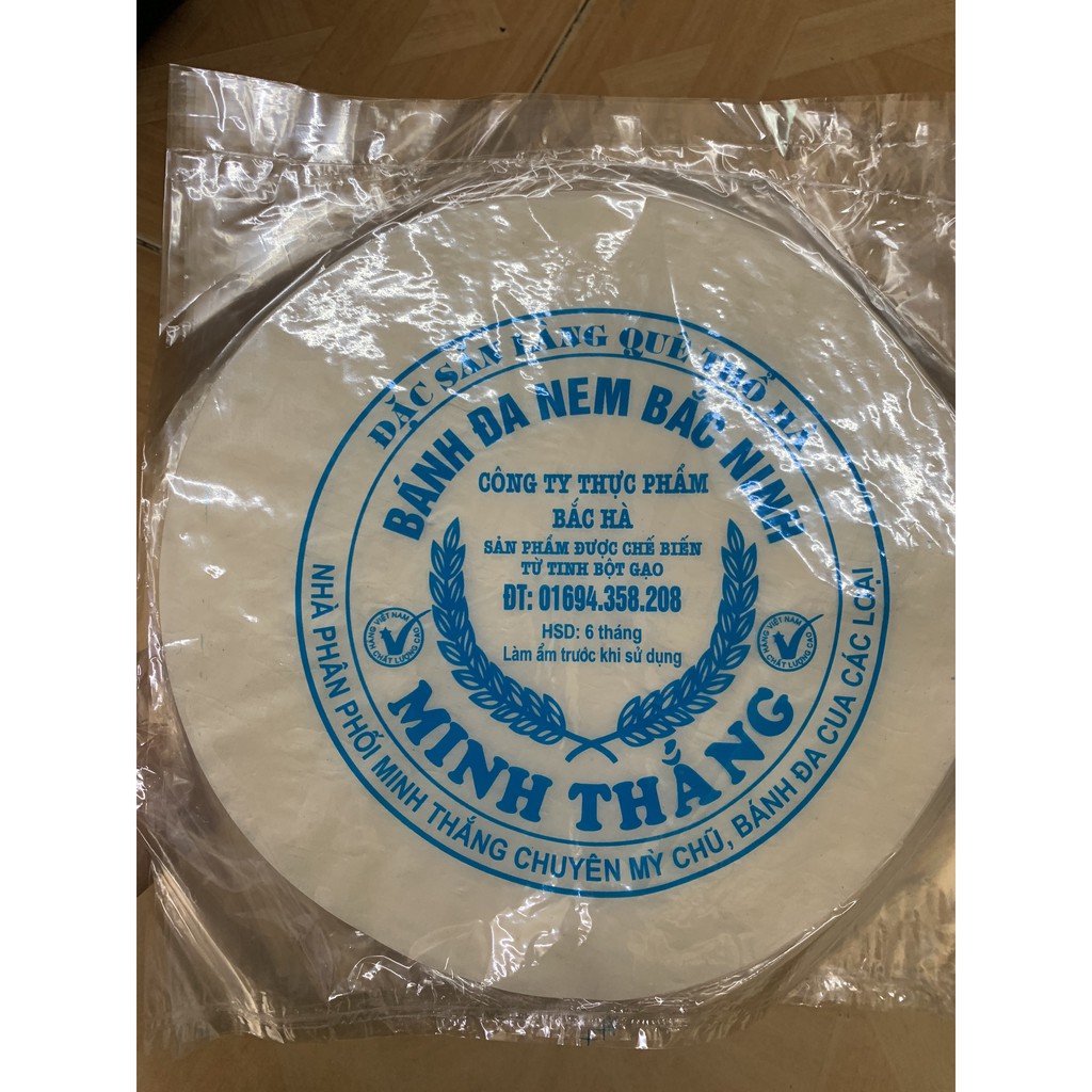 Bánh đa nem rán Thổ Hà tròn to 12 lá dài 23cm - Hàng chuẩn