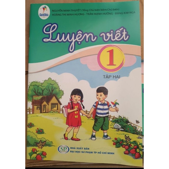 luyện viết lớp 1 tập 2+ bút chì 2b+ bao kiến (cánh diều)