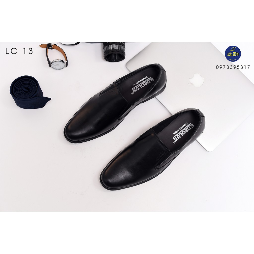 [SỐC MUA 1 TẶNG 1] Giày Tây Nam, Giày Công Sở Nam Da Bò TH741 Đen Khâu Đế Chắc Chắn [TẶNG VÍ DA CAO CẤP] | BigBuy360 - bigbuy360.vn