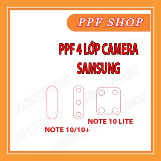 Dán CAMERA PPF 4 lớp chống va đập cho SAMSUNG NOTE 10 / 10+ / 10 LITE