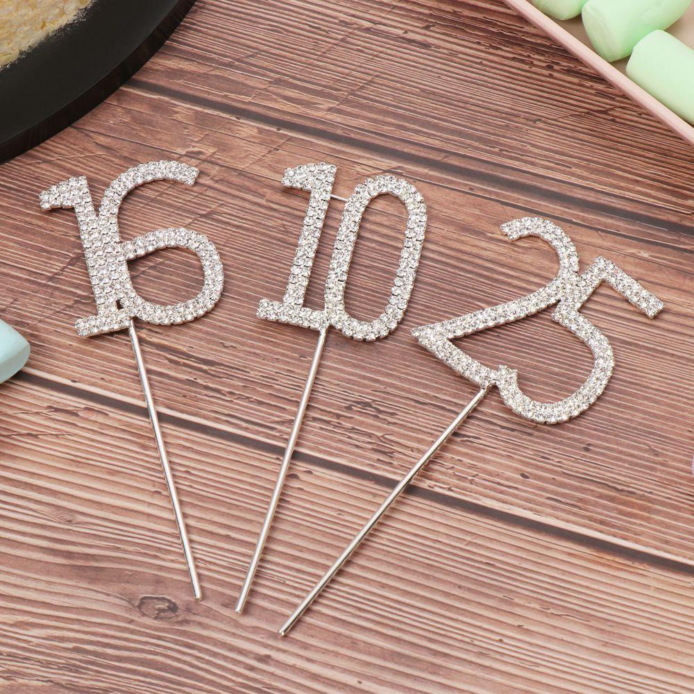 YNATURAL Chữ Số Trang Trí Bánh Kem