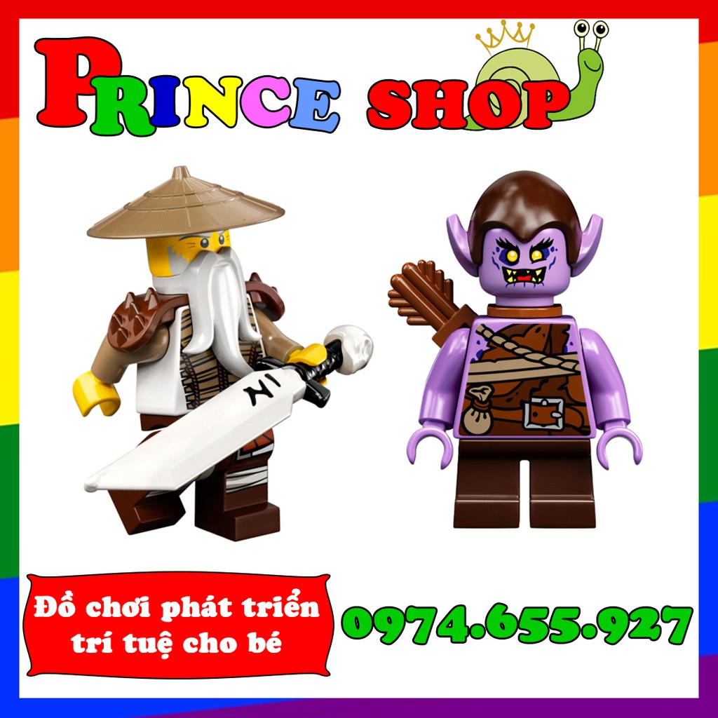 Mô hình lắp ráp Rồng thần của sư phụ Wu ninjago Lari 11550  - Lắp ghép Wu's Battle Dragon Bela/Lari