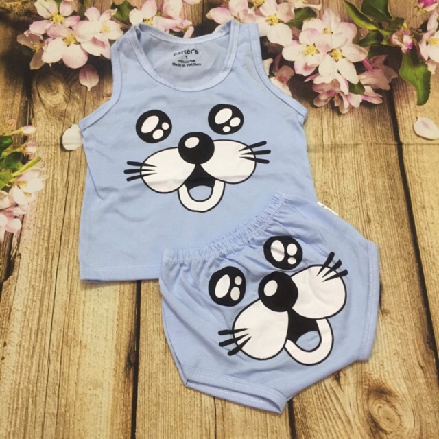 Bộ đồ sát nách cho bé - combo 5 bộ
