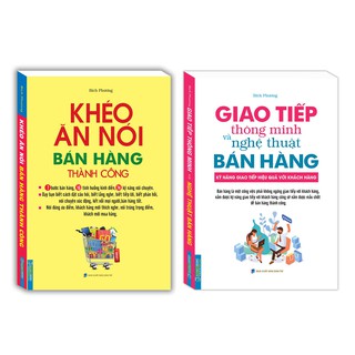 Sách - combo giao tiếp thông minh và nghệ thuật bán hàng + khéo ăn nói bán hàng thành công