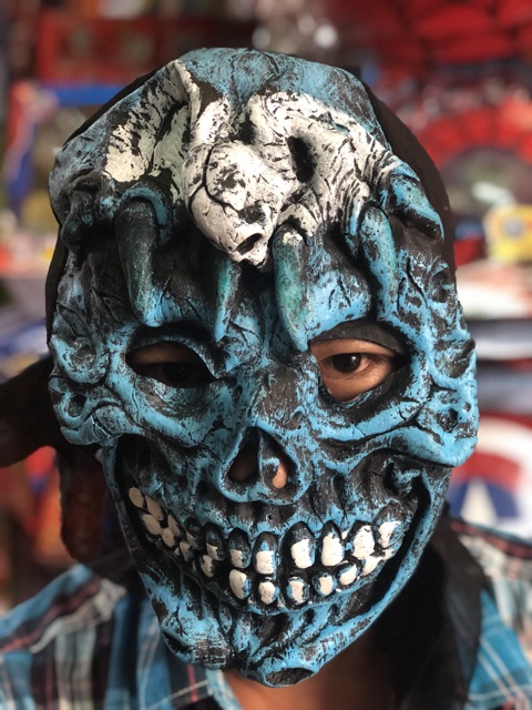 Mặt nạ ma bằng da cho lễ hội haloween