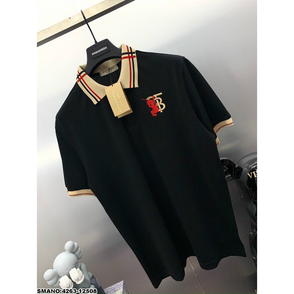 Áo thun nam cao cấp thun nam polo 3 màu BBR phối vải cotton đẹp như hình