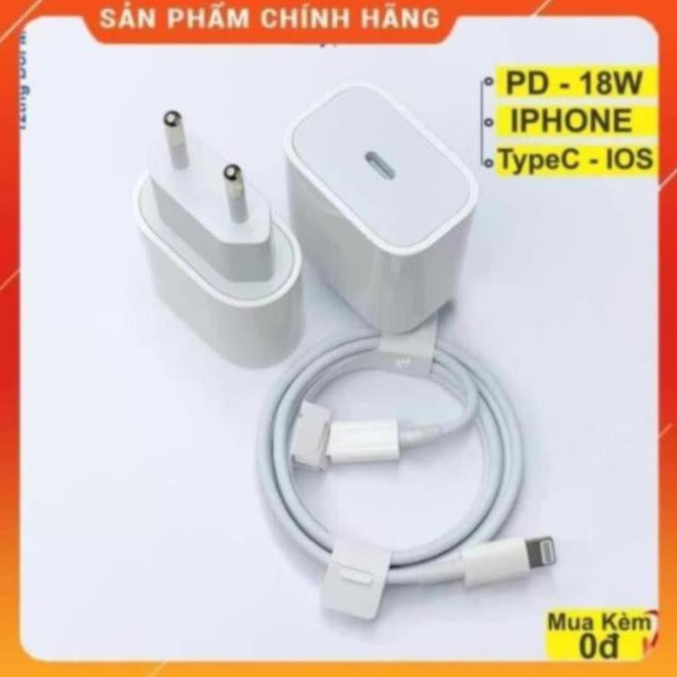 Bộ cốc cáp sạc NHANH type C Iphone PD cho IP 8/8Plus/X/XS max/11 pro/12 promax/ipad
