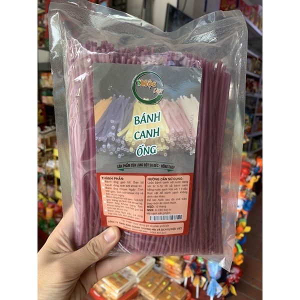 Bánh Canh Ống Khoai Lang Tím