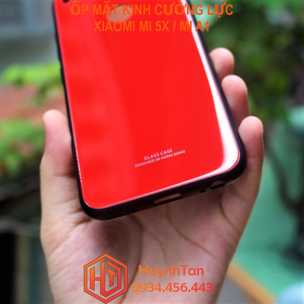 Ốp lưng Xiaomi MI 5x / Mi A1 mặt lưng bằng kính cường lực