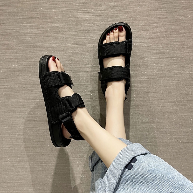 Sandal Đế Bằng 3cm Siêu Nhẹ Thời Trang Mùa Hè 2022 Mới Cho Nữ