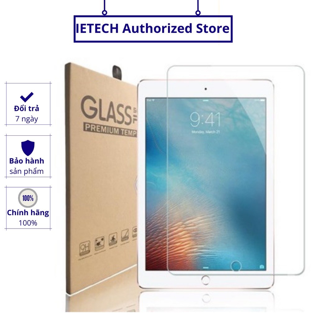 Kính cường lực cho iPad 2017/2018 chống xước, chống vỡ màn hình - Thương hiệu PKCB