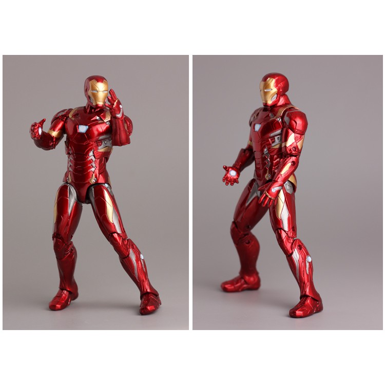 Mô hình Iron Man Mark 46 Captain America Civil War ZD Toys 17cm Avengers