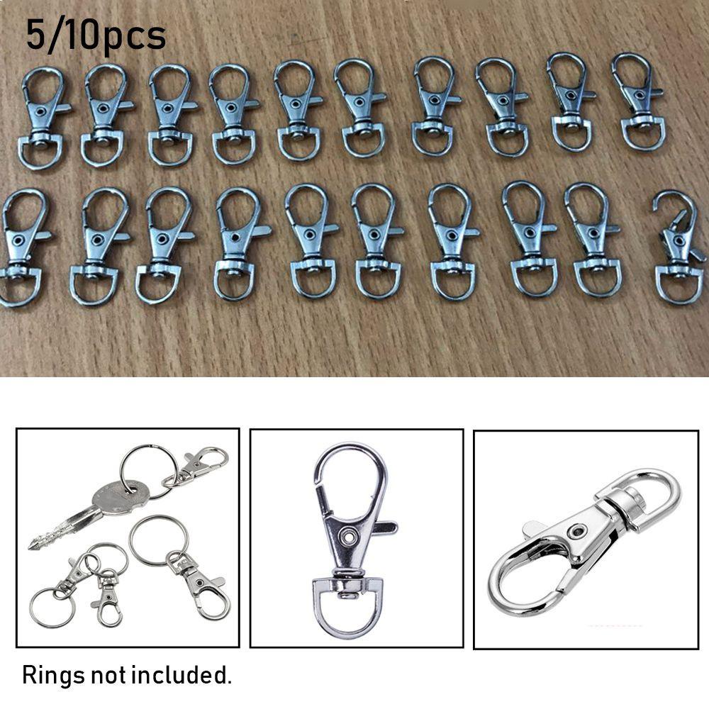 Set 5 / 10 Móc Khóa Dây Leo Núi Bằng Kim Loại Chất Lượng Cao