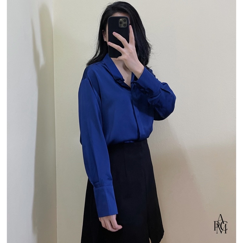 Kestral Shirt / Áo sơ mi dài tay form xuông