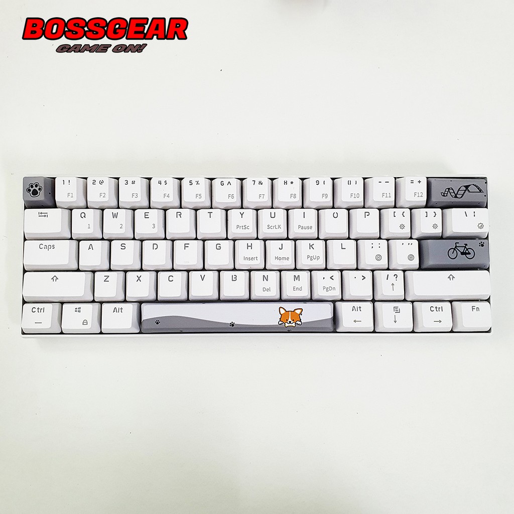 Bộ Keycap 4 Nút PBT in Dye-sub 5 mặt cực đẹp