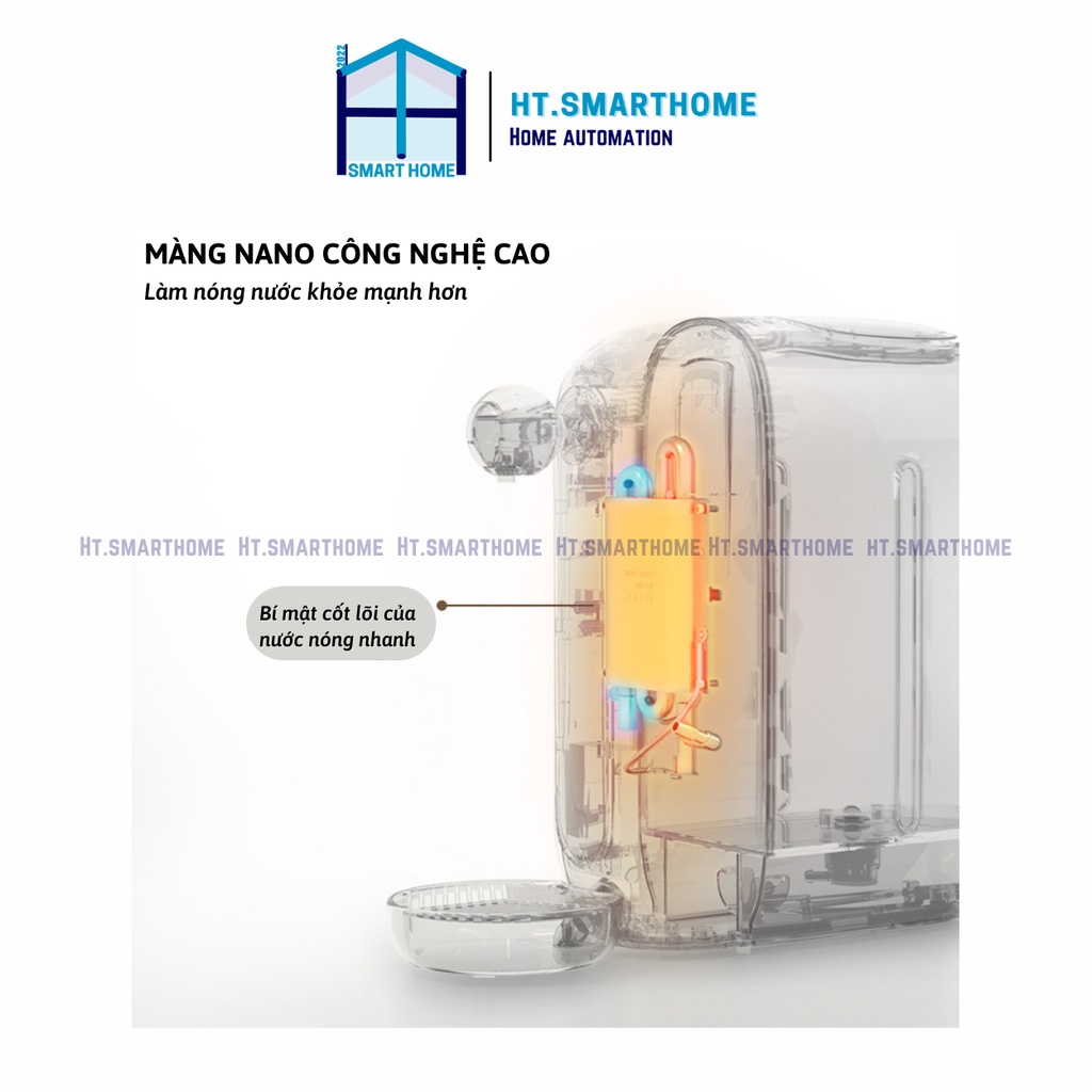 Máy nước nóng SUPOR 2,8L 2000W - Bảo hành 6 tháng - Màng lọc NanoSilver - Cảm biến tự động - An toàn khi sử dụng