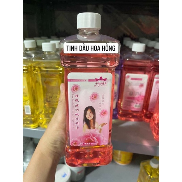 Dầu massage chai vuông chai 750ml