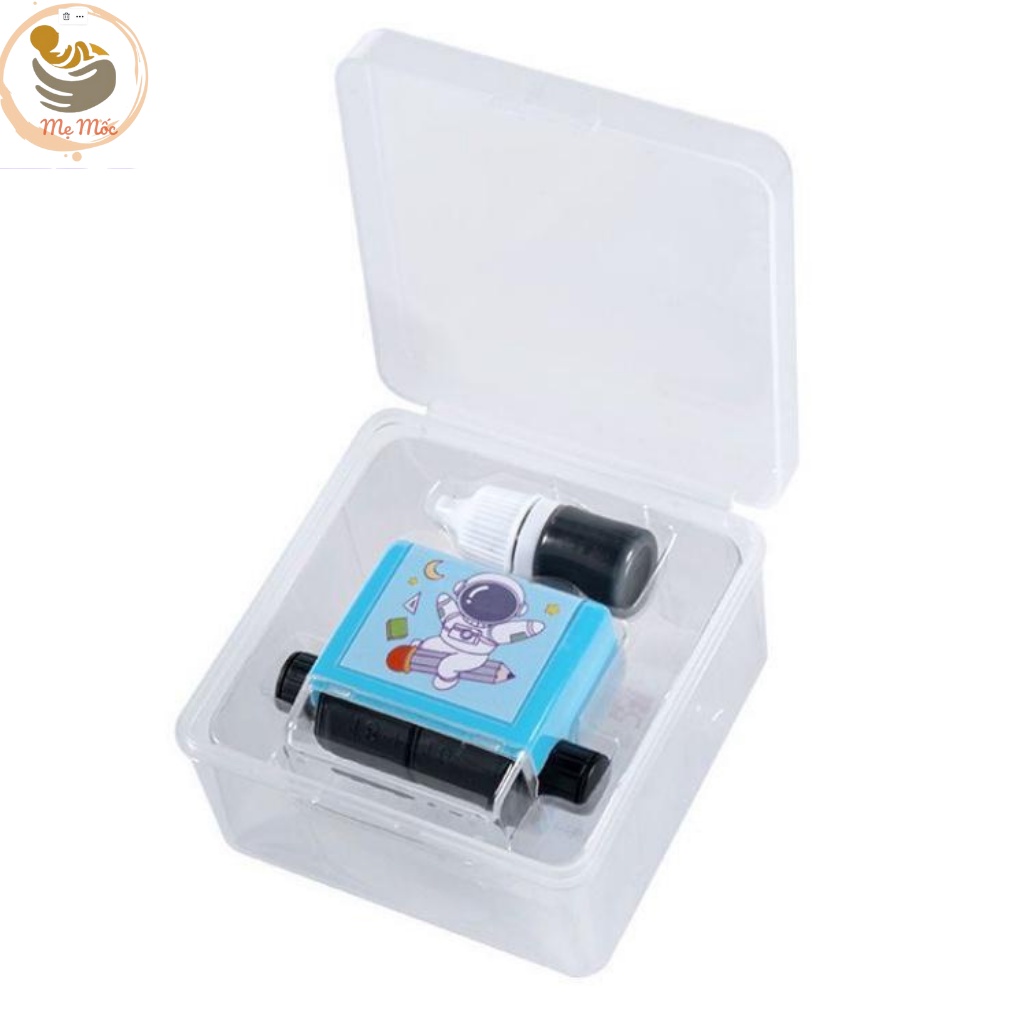 Đồ Chơi Con Lăn Phép Tính Mẹ Mốc Shop Cho Bé Học Toán Tặng Kèm Hộp Mực, Máy In Con Lăn Tạo Phép Tính Cho Bé Qc