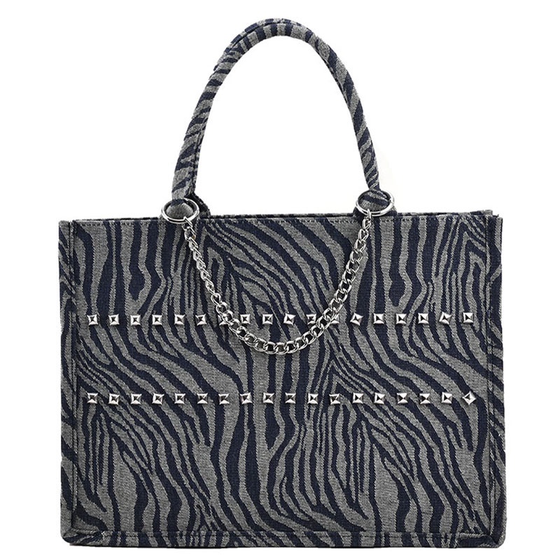 D432 Túi xách bản to size 38x28cm phối dây xích trẻ trung