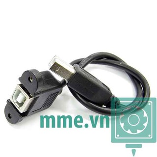 Cáp USB vuông đực cái gắn vỏ máy