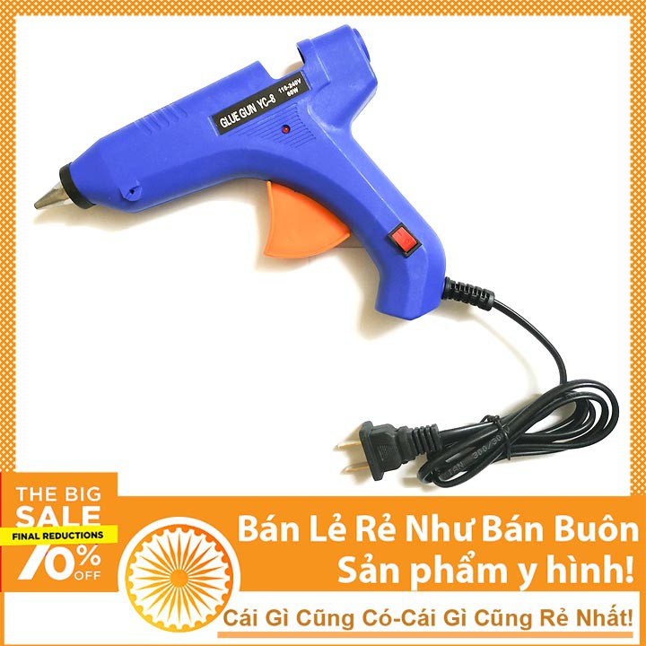 Súng Bắn Keo Nến 10mm 60W (Dùng Keo Nến Loại To 10mm)