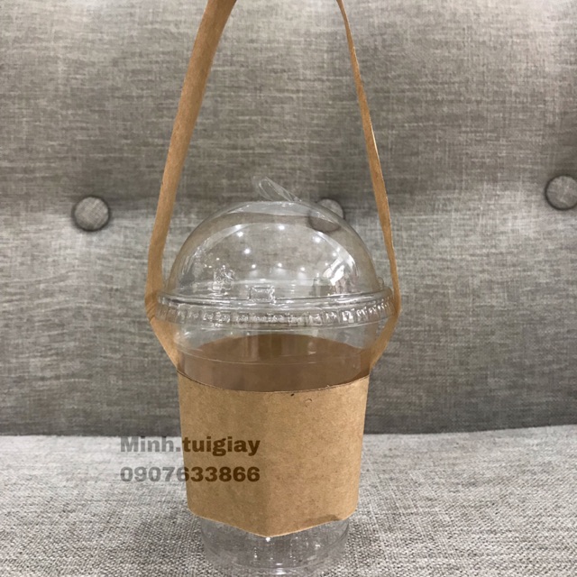 Quai xách ly nước chữ T bằng giấy 100 cái