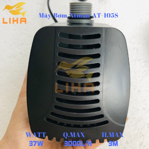 Máy Bơm Atman AT 101S | 102S | 103S | 104S | AT105S - Máy Bơm Êm Ái Tiết Kiệm Điện Cho Bể Cá Cảnh, Thuỷ Sinh