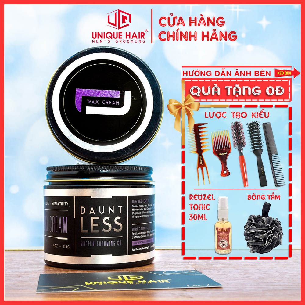 [CHÍNH HÃNG STORE HÀ NỘI] Sáp vuốt tóc Dauntless Wax Cream 113gr - new 2021