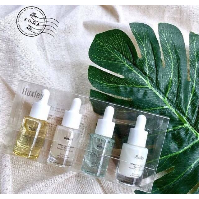 HUXLEY - Set Serum tái tạo dưỡng trắng chống lão hóa cao cấp chiết xuất từ xương rồng HUXLEY