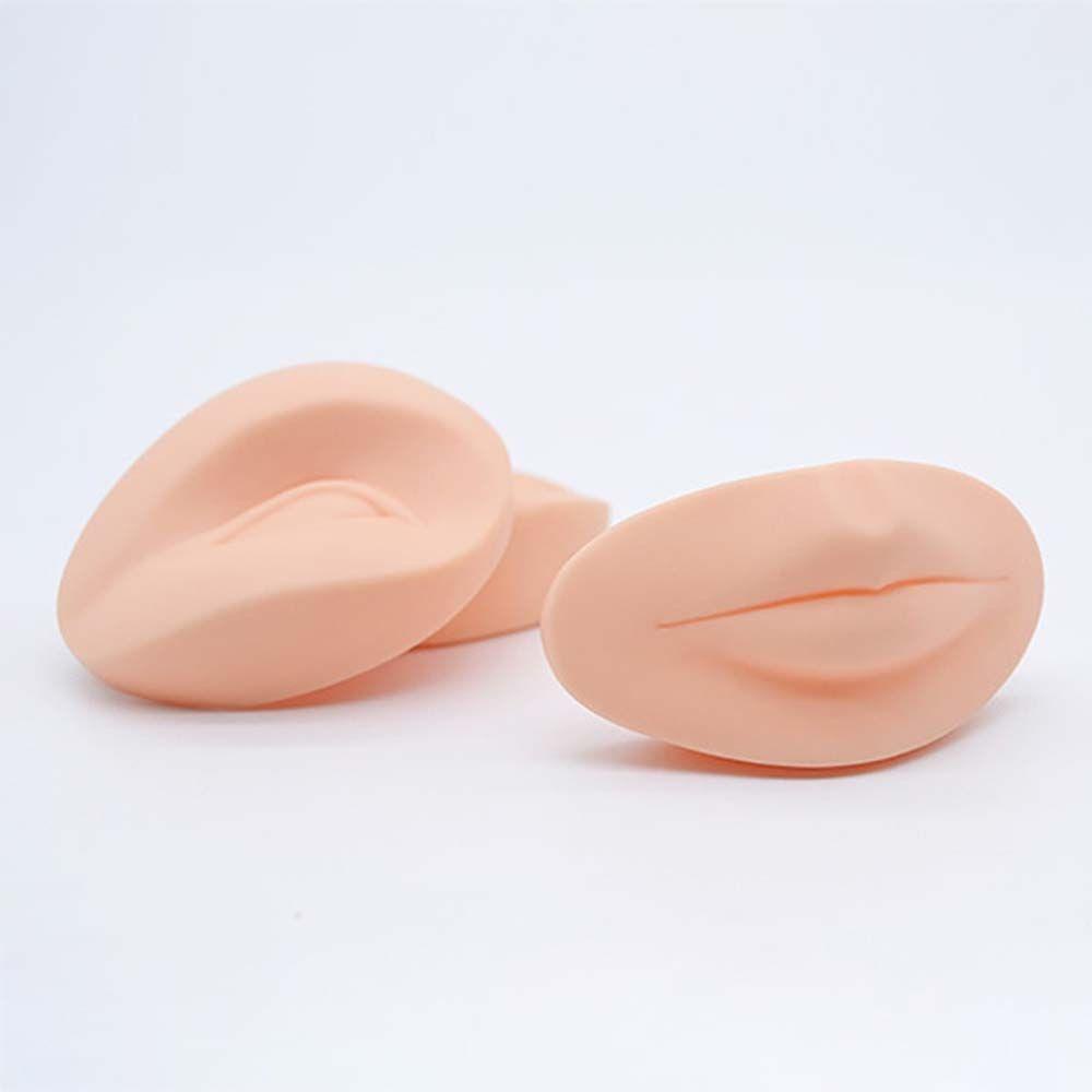 Đầu Ma Nơ Canh Da Xăm Lông Mày / Môi Mềm Mại 3D Dành Cho Người Mới Tập Trang Điểm