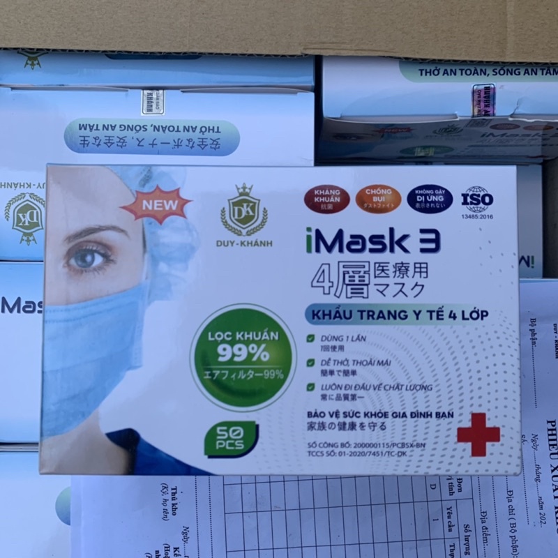 Khẩu trang y tế 4 lớp iMask 3