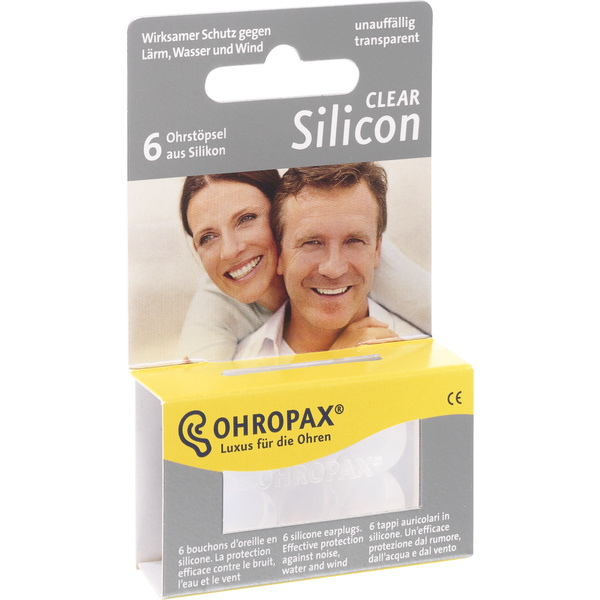 Nút tai cách âm OHROPAX Silicone chính hãng Đức Nút tai chống ồn làm việc chuyên nghiệp ngủ bơi ngáy trẻ em