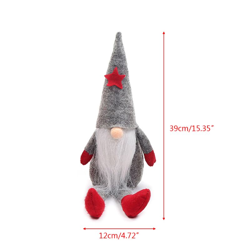 Set 3 Búp Bê Hình Ông Già Noel Mũ Len Xinh Xắn