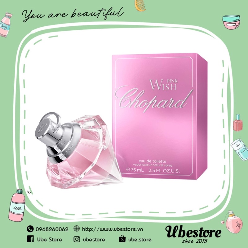 NƯỚC HOA CAO CẤP CHOPARD WISH PINK DIAMOND 75ML (TESTER)