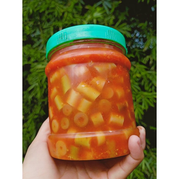 Măng trúc Yên Bái ngâm muối ớt hộp 1kg