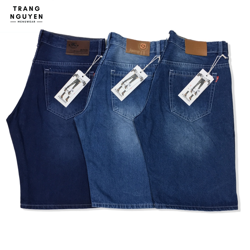 Quần Short Jeans Cotton Nam Big Size 70-95kg TRANG NGUYEN MENSWEAR 3 Màu Trẻ Trung Năng Động Cao Cấp Chất Lượng ShJ_D