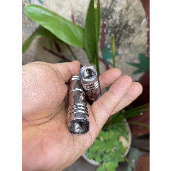 GÁC CHÂN INOX GẮN PHUỘT XE MÁY XE ĐẠP