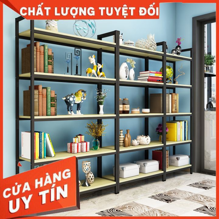 KỆ SẮT ĐỂ HÀNG XUẤT KHẨU CHÂU ÂU 5 tầng trưng bày hàng hóa và để lưu trữ kho chịu tải cao, Kệ Sắt Trưng Bày