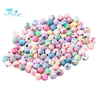 Bộ 100 Hạt Cườm Tròn Đường Kính 8mm Dùng Làm Trang Sức