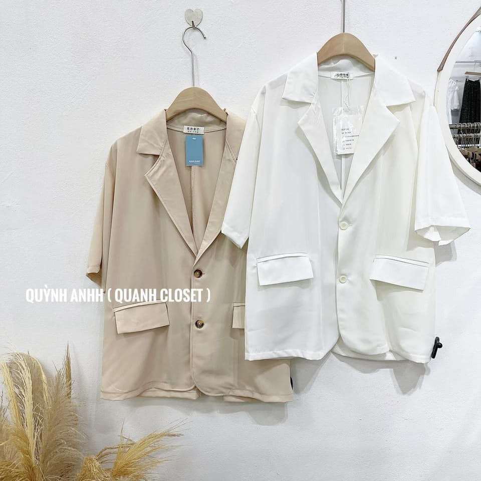 ÁO khoác BLAZER 2 túi(Kèm ảnh thật,video)