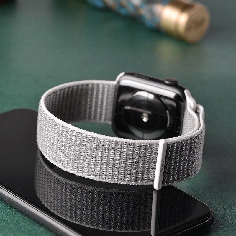 Dây đồng hồ  Nylon cao cấp cho Apple Watch  series 4/3/2/1 -Hoco WB06 Giá rẻ nhất shopee