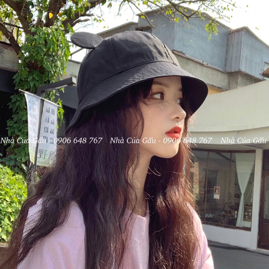 Mũ bucket vải cotton cao cấp, chất mịn cực