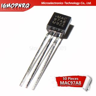 Set 50 linh kiện Triac MAC97A8 97A8 TO-92 T 6A 600V